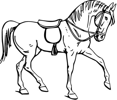 Horse Outline Printable